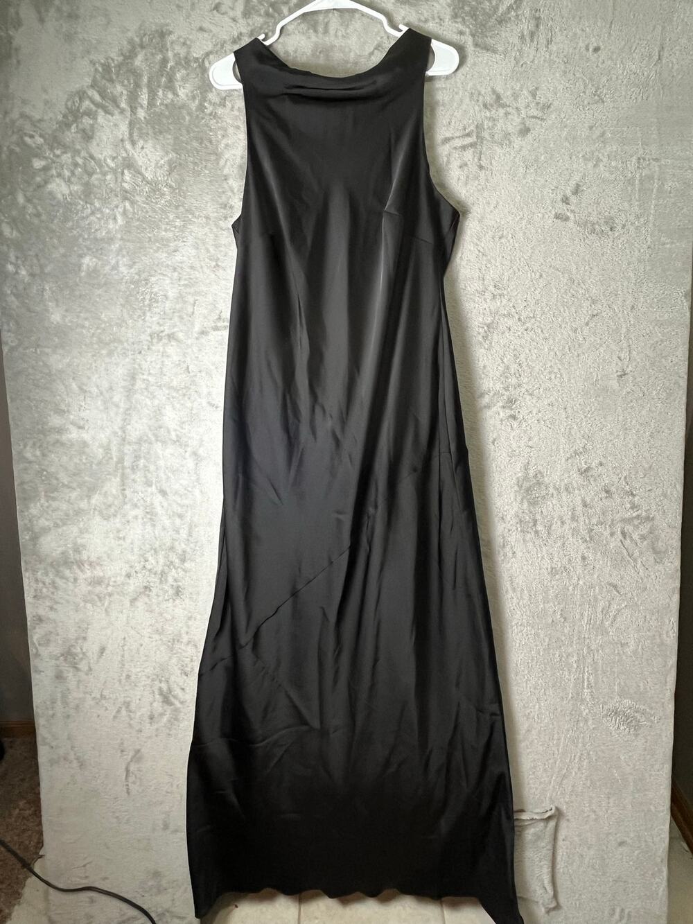 Azazie | Dresses | Azazie Allettie Stretch Black Mermaid Satin Dress Bridesmaid Dress New A6